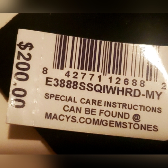 Diamond Cushion Cluster Stud Earrings 1/10 ct Sterling Silver - Picture 7 of 7